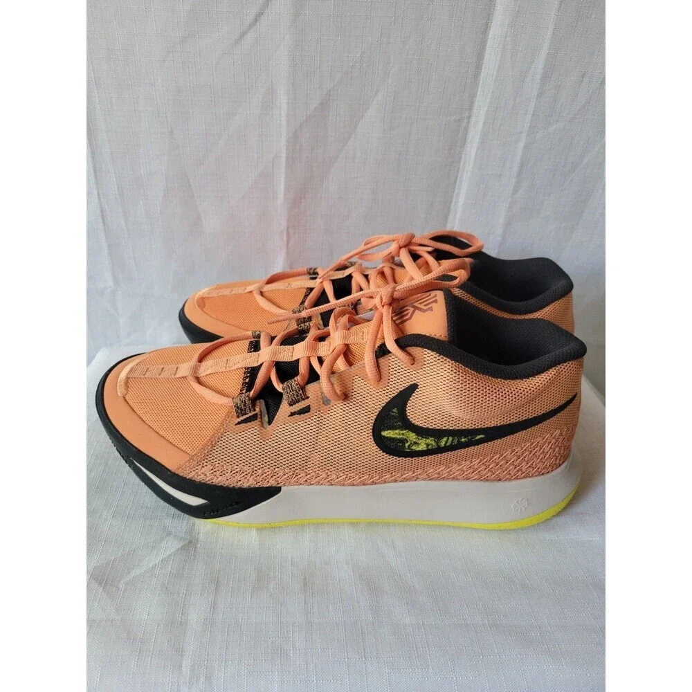 Nike Kyrie Flytrap 6 Men's Size 9.5 Orange Yellow Black Athletic Sneakers Shoes